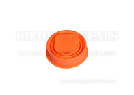 Orange Color Custom Rubber Products Food Grade Compliant Silicone Folding Cup